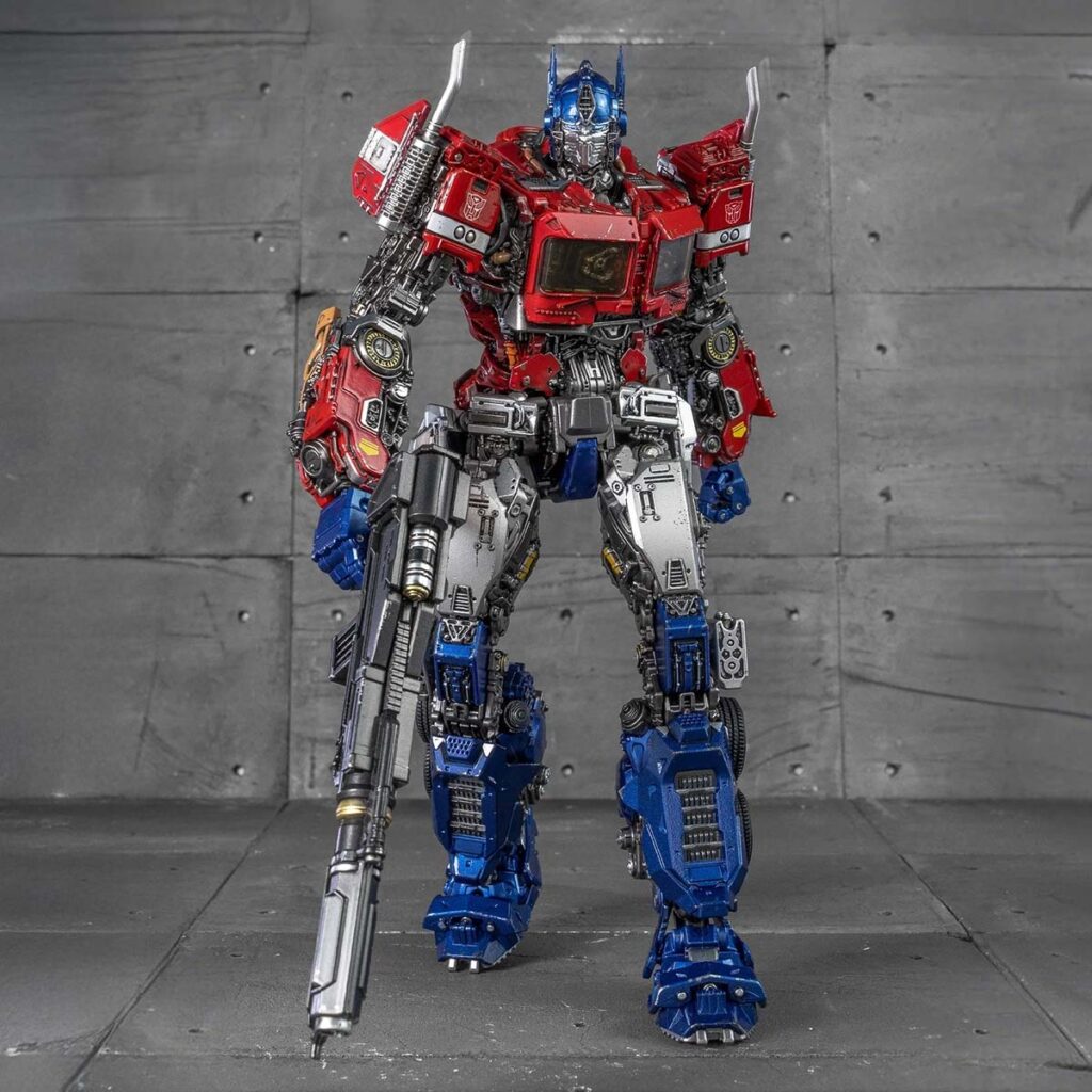 Yolopark AMK Pro Bumblebee movie Optimus Prime 20 cm model kit with Ion Blaster and Energon Axe