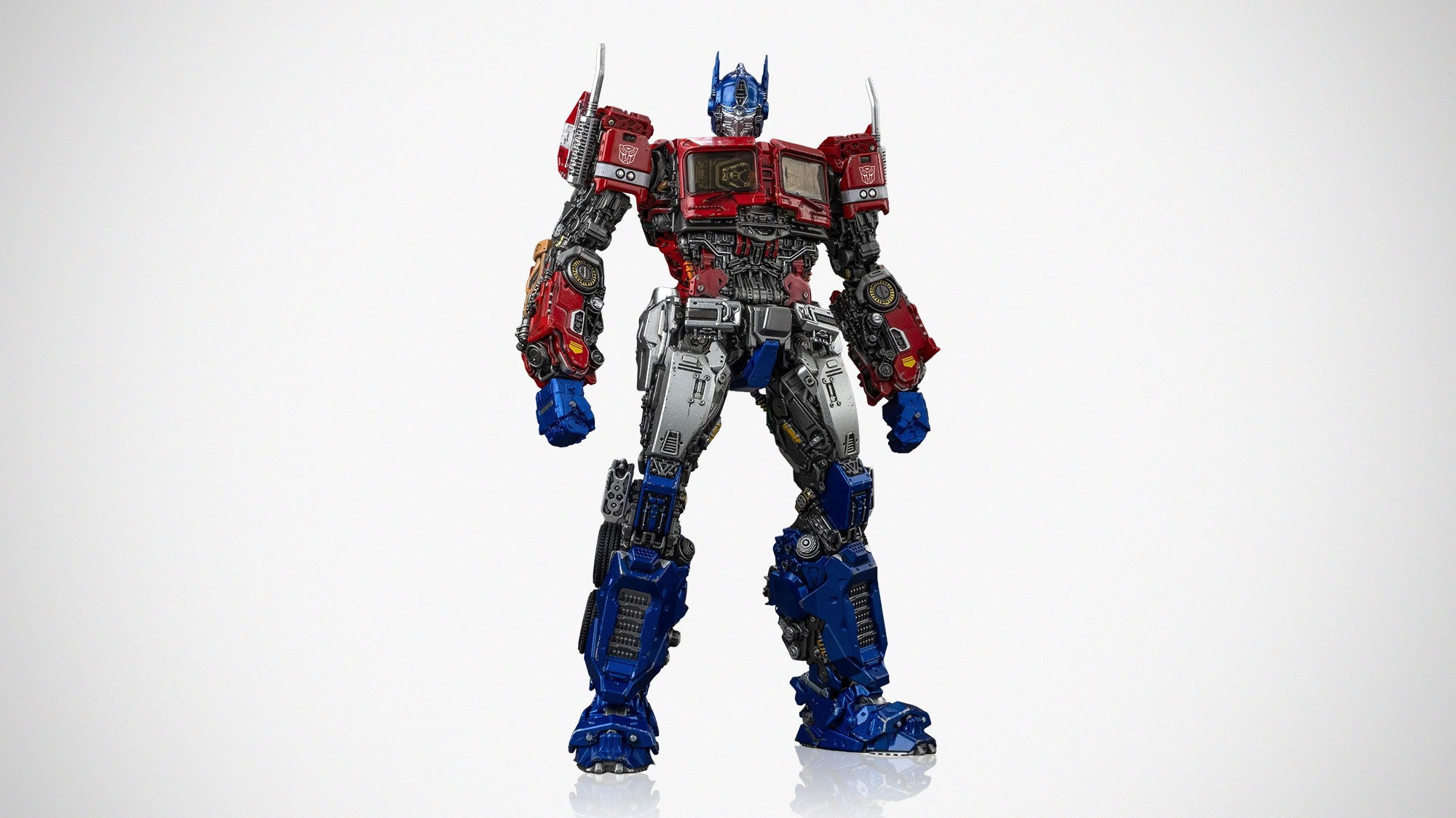 Yolopark AMK Pro Bumblebee movie Optimus Prime 20 cm model kit with Ion Blaster and Energon Axe