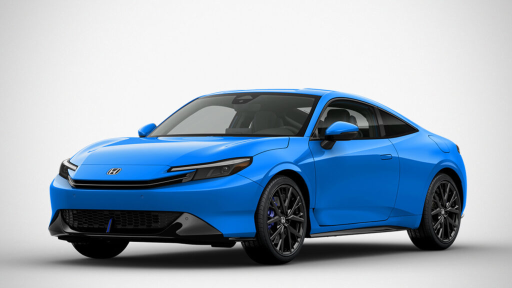 2026 Honda Prelude US model hybrid grand touring sports coupe with Civic Type R suspension hardware