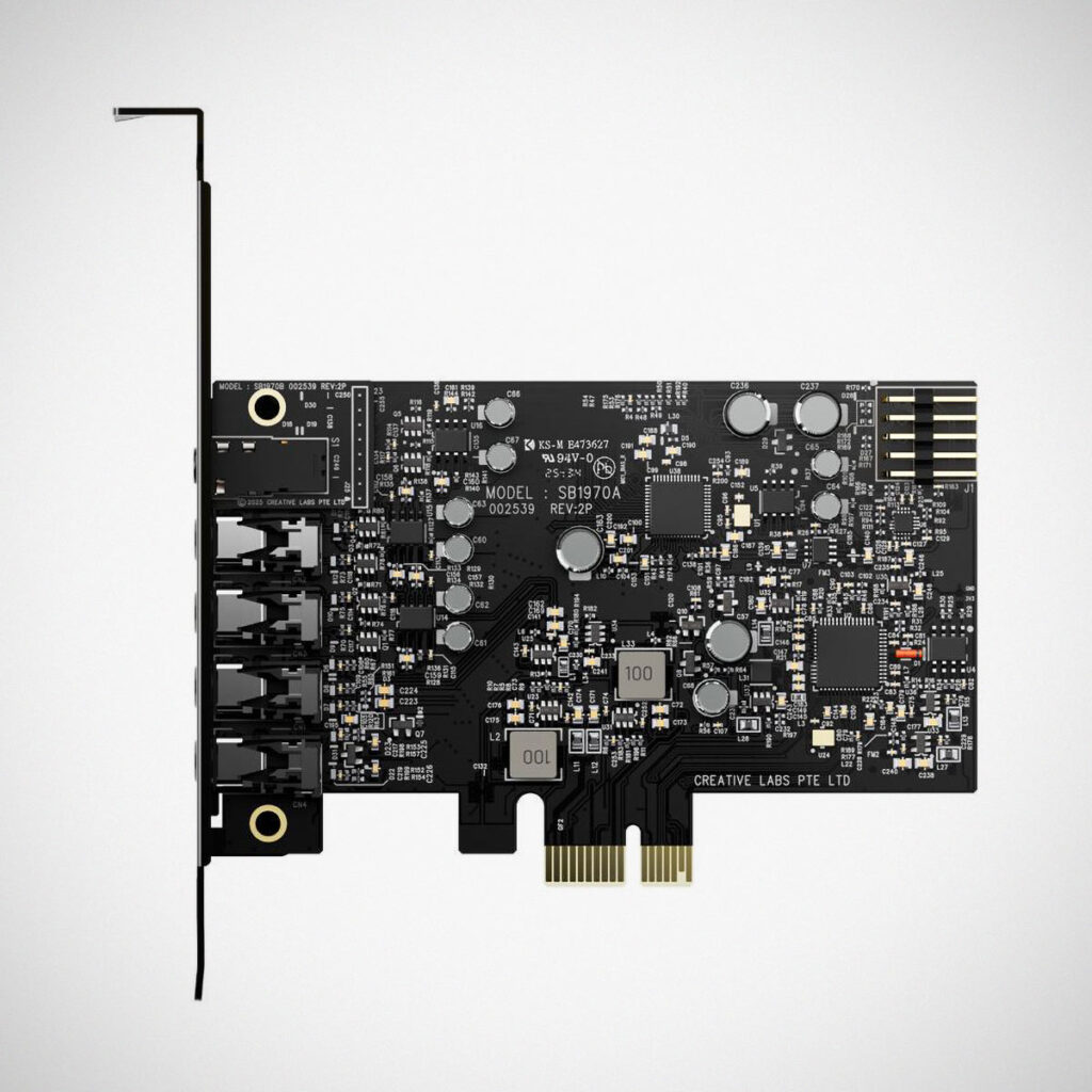 Creative Sound Blaster Audigy Fx Pro PCIe internal 7.1 sound card with headphone amplifier