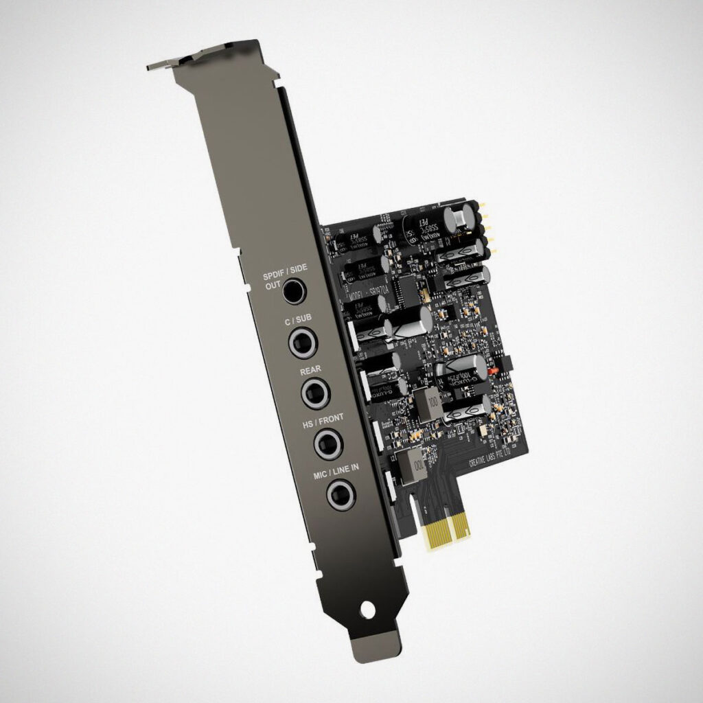 Creative Sound Blaster Audigy Fx Pro PCIe internal 7.1 sound card with headphone amplifier