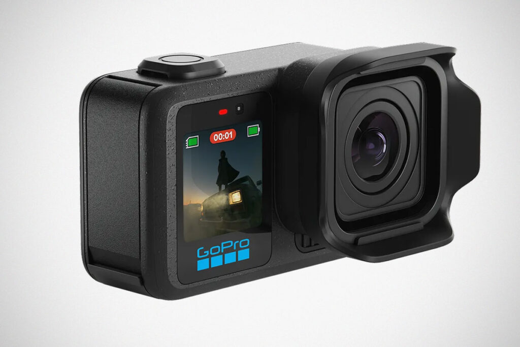 GoPro MISSION 1 PRO compact cinema camera shooting 8K open gate video