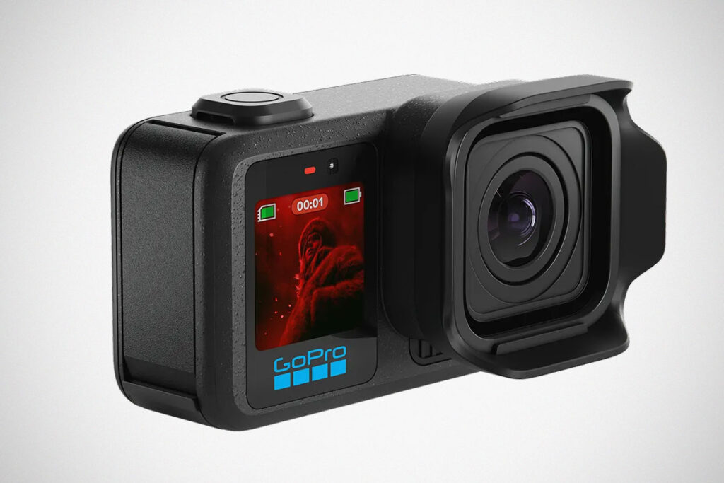 GoPro MISSION 1 PRO compact cinema camera shooting 8K open gate video