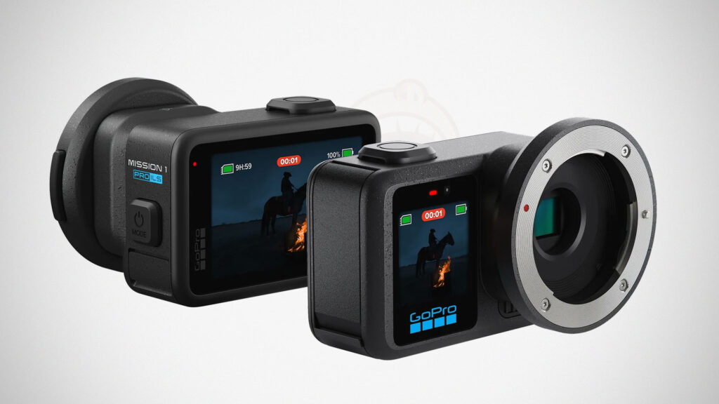 GoPro MISSION 1 PRO compact cinema camera shooting 8K open gate video