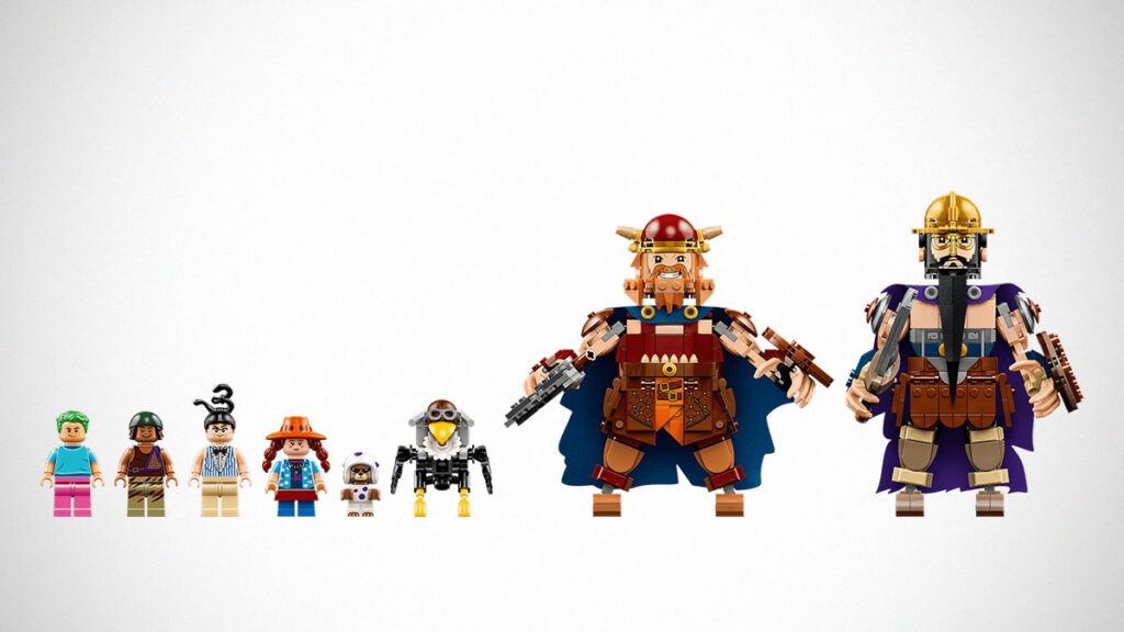 LEGO One Piece Dorry vs. Brogy – Giants of Little Garden (75644)