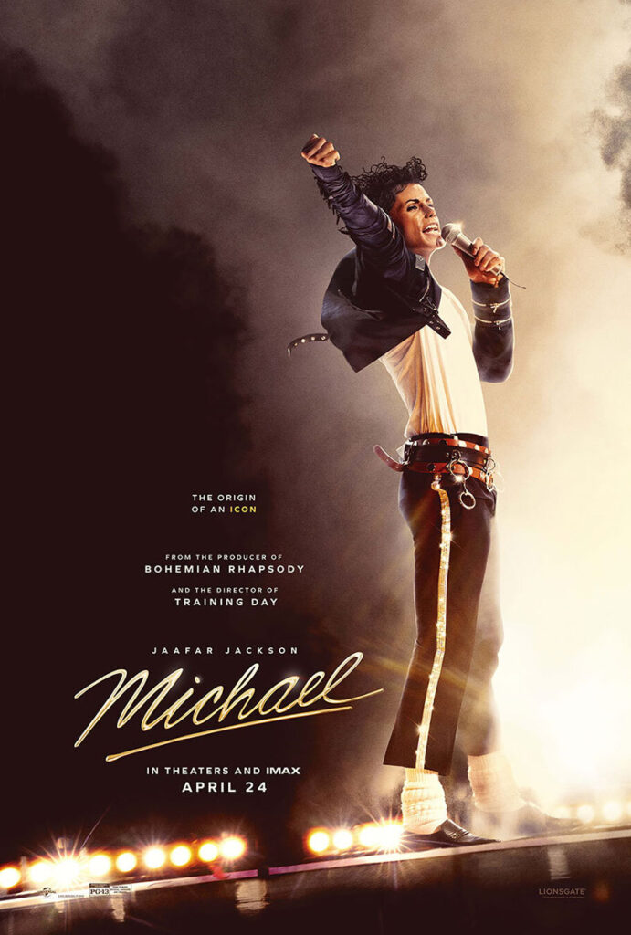 Jaafar Jackson portraying Michael Jackson in MICHAEL biopic directed by Antoine Fuqua