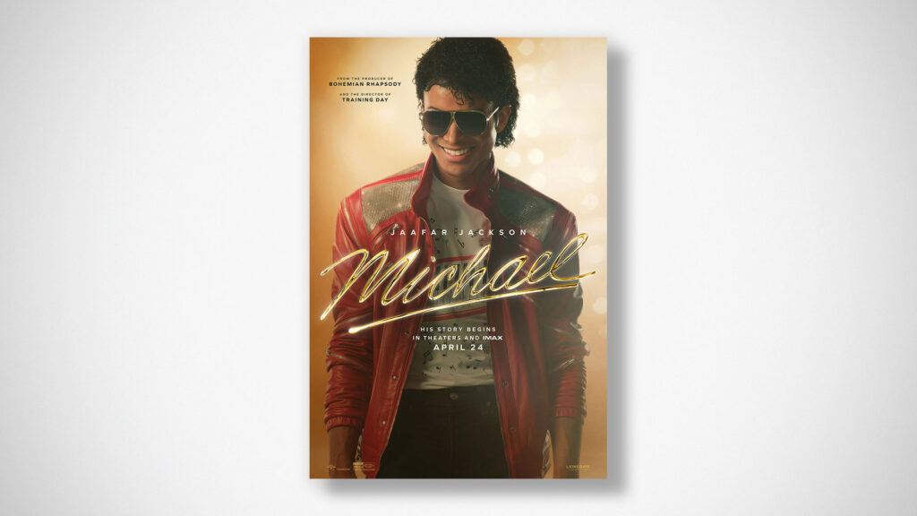 Jaafar Jackson portraying Michael Jackson in MICHAEL biopic directed by Antoine Fuqua