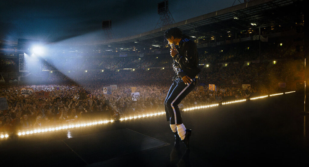 Jaafar Jackson portraying Michael Jackson in MICHAEL biopic directed by Antoine Fuqua