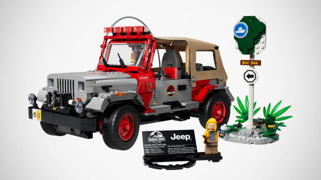 LEGO Jurassic World 2026 Jeep Wrangler and Triceratops fossil collector sets