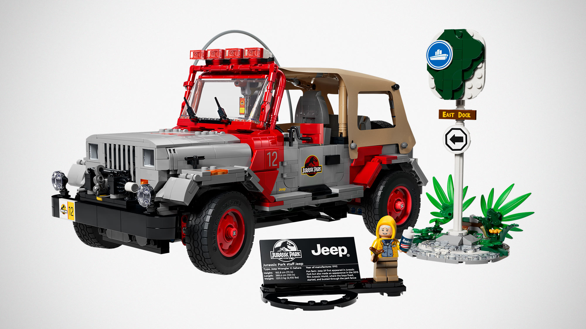 LEGO Jurassic World 2026 Jeep Wrangler and Triceratops fossil collector sets