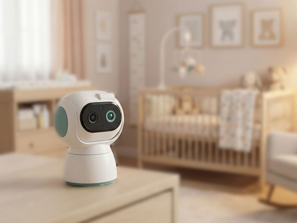 Nonnanest SightAware contactless infrared baby wellness monitor with parent display