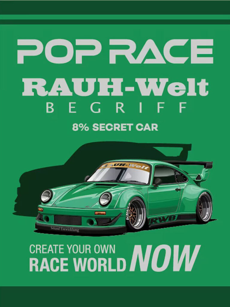 限定 COOLCARSHOW 2026 RWB ROUGH XCARTOYS Unveils Purple and Gold PANDEM FUSO-300 Sets at HEC 2026 -