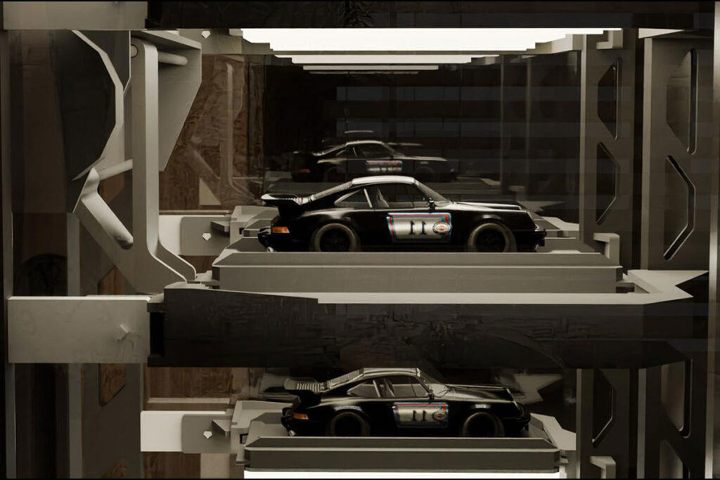 Parksible Smart Garage for Model Cars