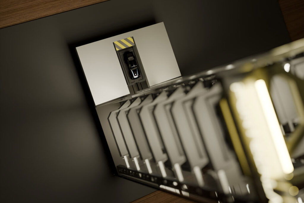 Parksible Smart Garage for Model Cars