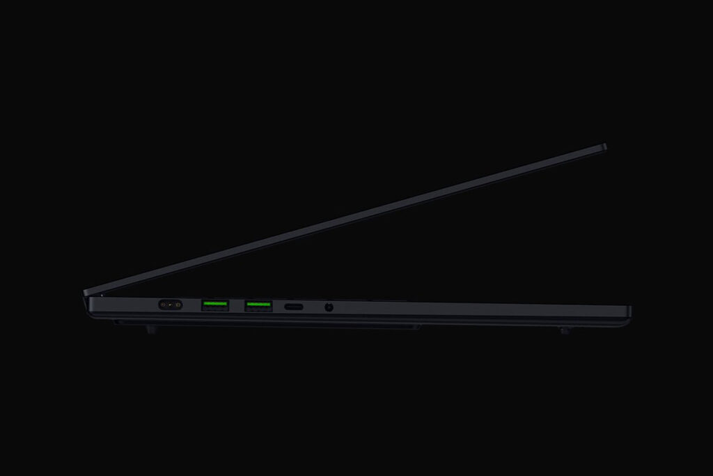 Razer Blade 16 2026 gaming laptop with OLED display and RTX 50 Series graphics in slim black aluminum chassis