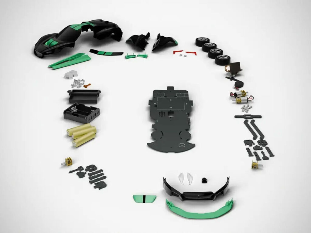 CircuitMess Rimac Nevera RC Replica 1:28 scale buildable STEM kit electric hypercar model