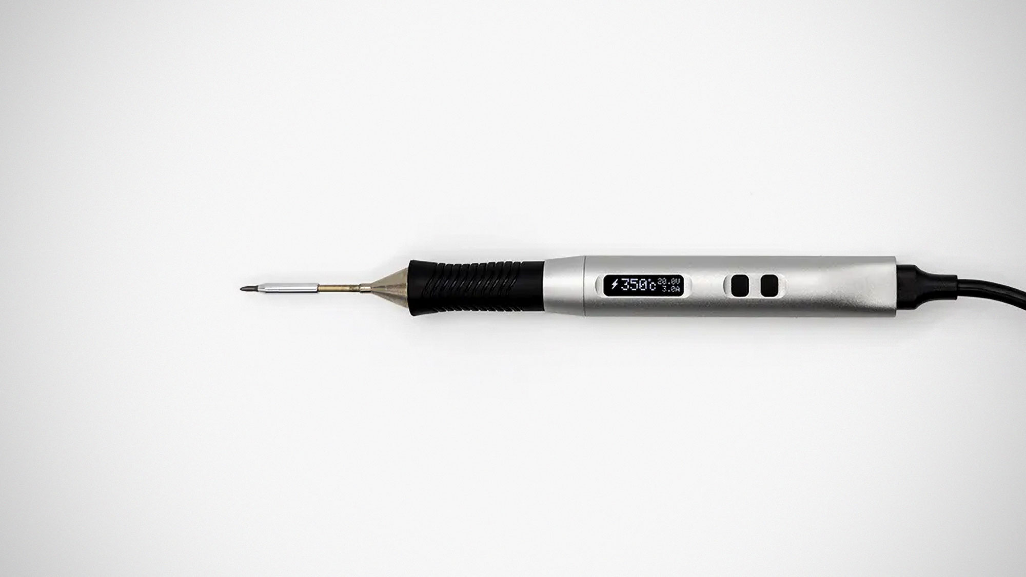 Solder Ninja Pen USB-powered portable soldering iron with OLED display and Weller RT tip compatibility