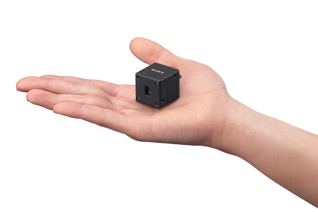 Sony AS-DT1 miniature LiDAR depth sensor compact aluminum enclosure industrial sensing module