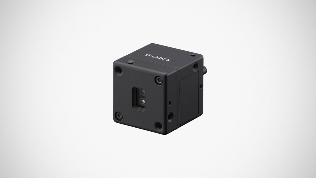 Sony AS-DT1 miniature LiDAR depth sensor compact aluminum enclosure industrial sensing module