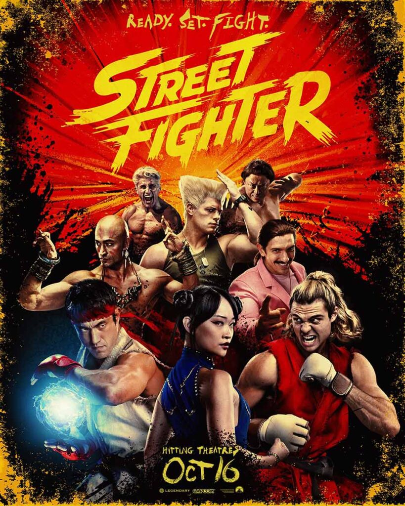 Street Fighter 2026 movie trailer featuring Ryu Ken Chun-Li and Blanka