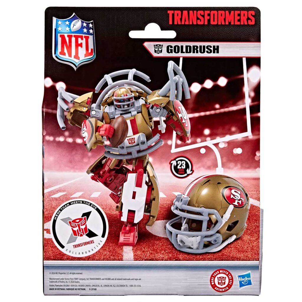 Transformers NFL San Francisco 49ers Goldrush