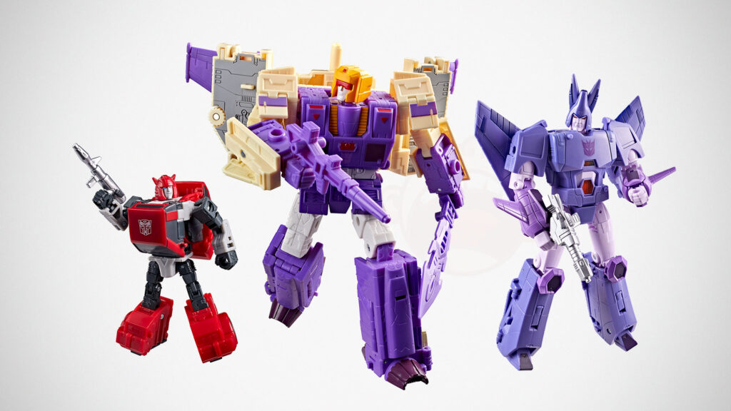 Transformers Studio Series The Transformers The Movie Cyclonus Blitzwing Cliffjumper figures