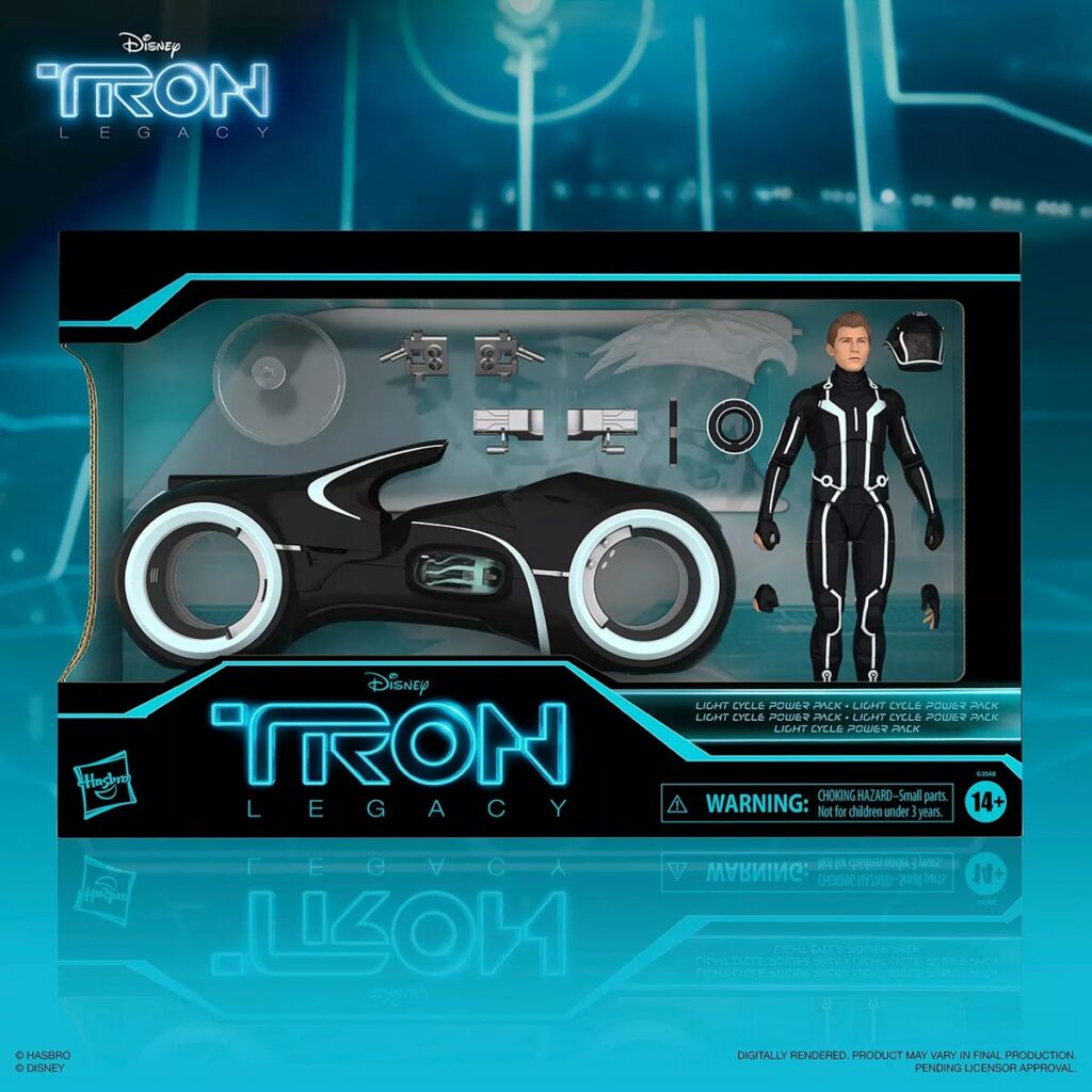 アメコミ TRON: Legacy Sam Flynn Light Cycle Hasbro Reveals Tron: Legacy Light Cycle Power Pack and Identity