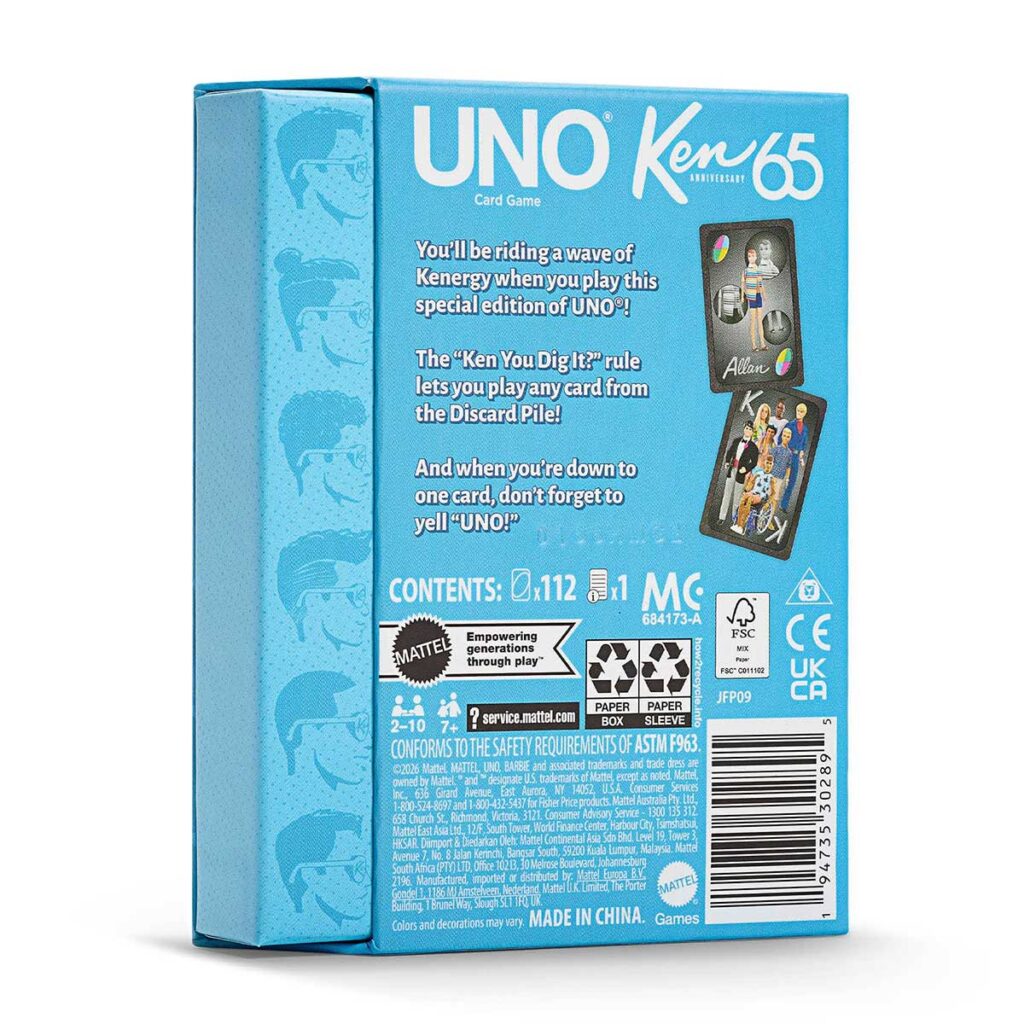 UNO Fandom Ken 65th Anniversary