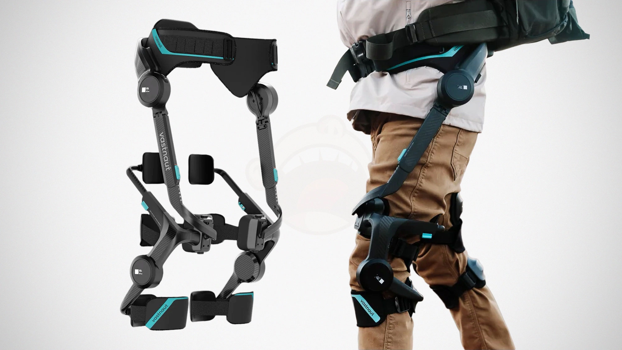Vastnaut One AI-powered 4×4 lower-limb exoskeleton for hiking load reduction