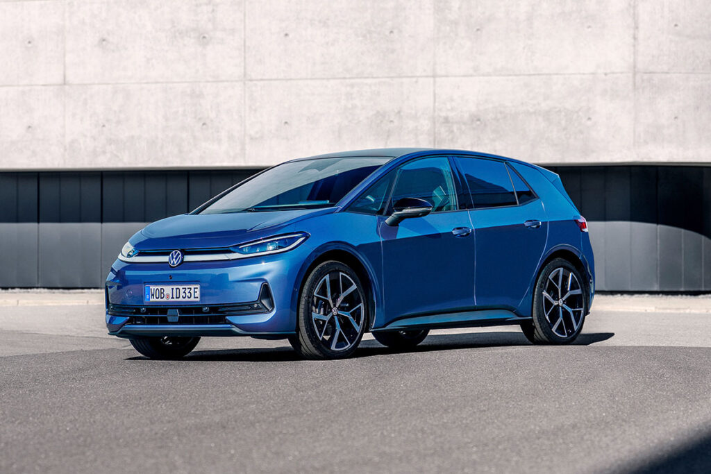 Volkswagen ID.3 Neo electric hatchback with updated exterior design and lighting