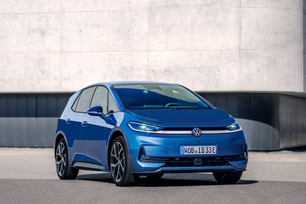 Volkswagen ID.3 Neo electric hatchback with updated exterior design and lighting