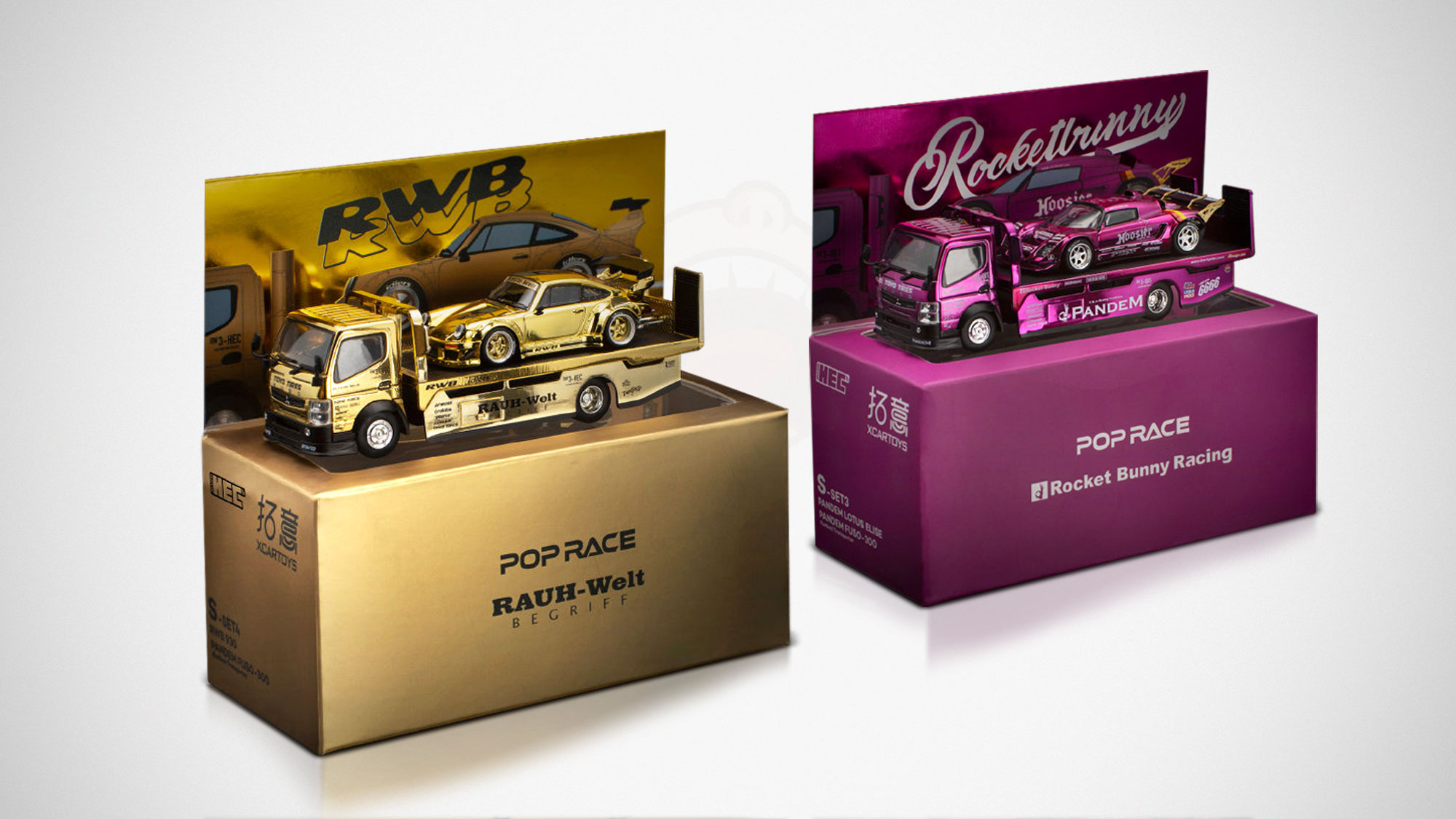 XCARTOYS Unveils Purple and Gold PANDEM FUSO-300 Sets at HEC 2026 -