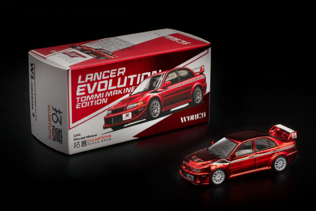 XCARTOYS x Works Mitsubishi Lancer Evolution 6.5 Tommi Mäkinen Edition