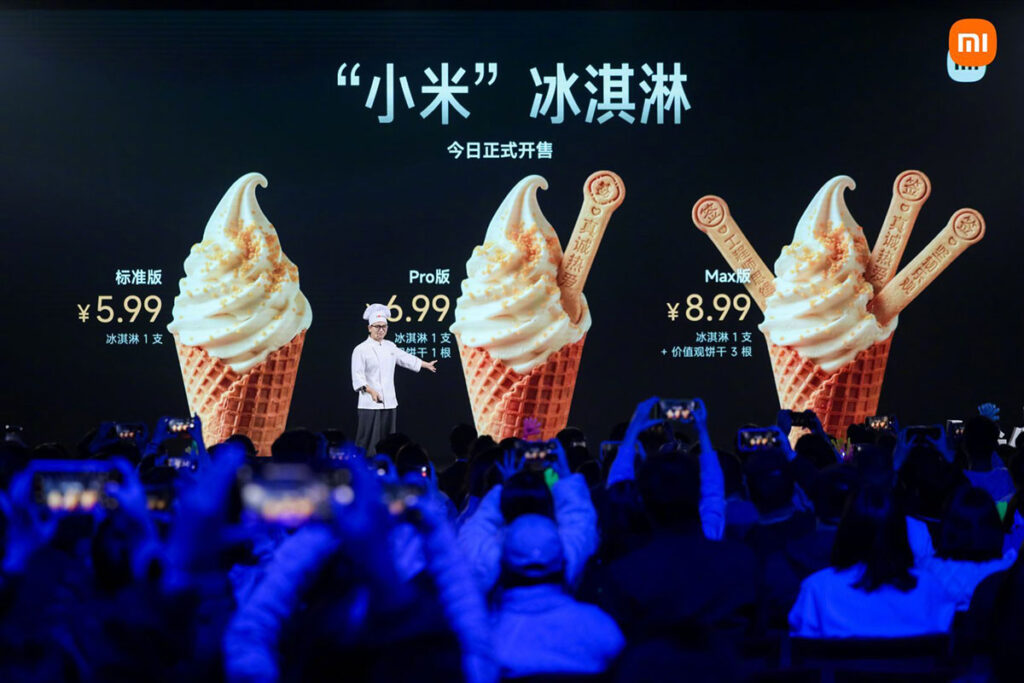 Xiaomi ice cream Standard Pro Max versions revealed at Xiaomi Cafeteria event