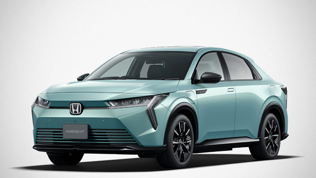2026 Honda Insight electric crossover exterior view showcasing new EV design