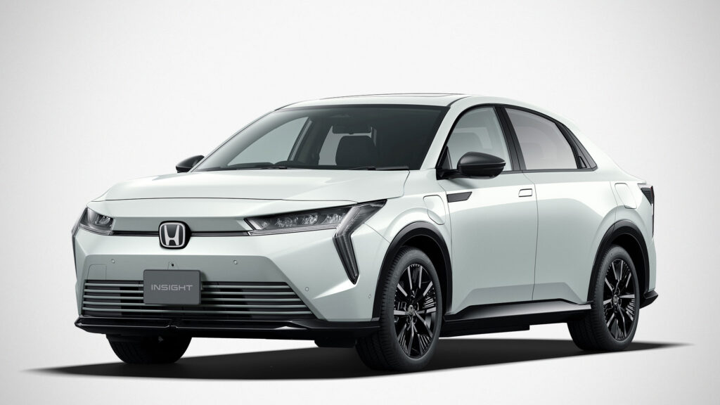 2026 Honda Insight electric crossover exterior view showcasing new EV design