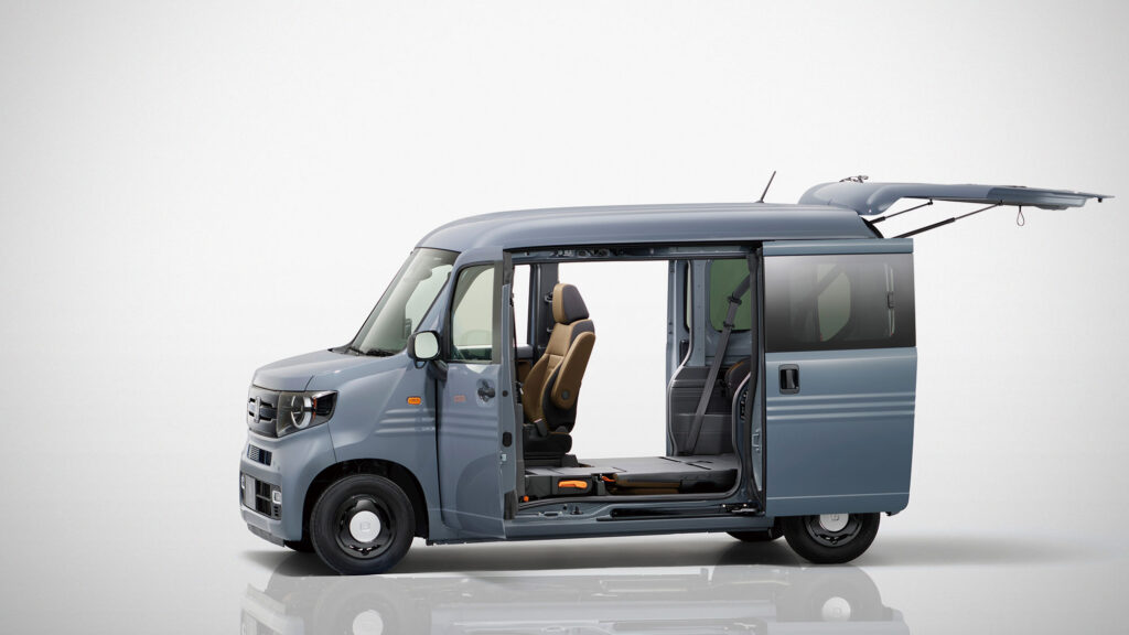 2026 Honda N-VAN kei cargo van with turbo option and refreshed interior display