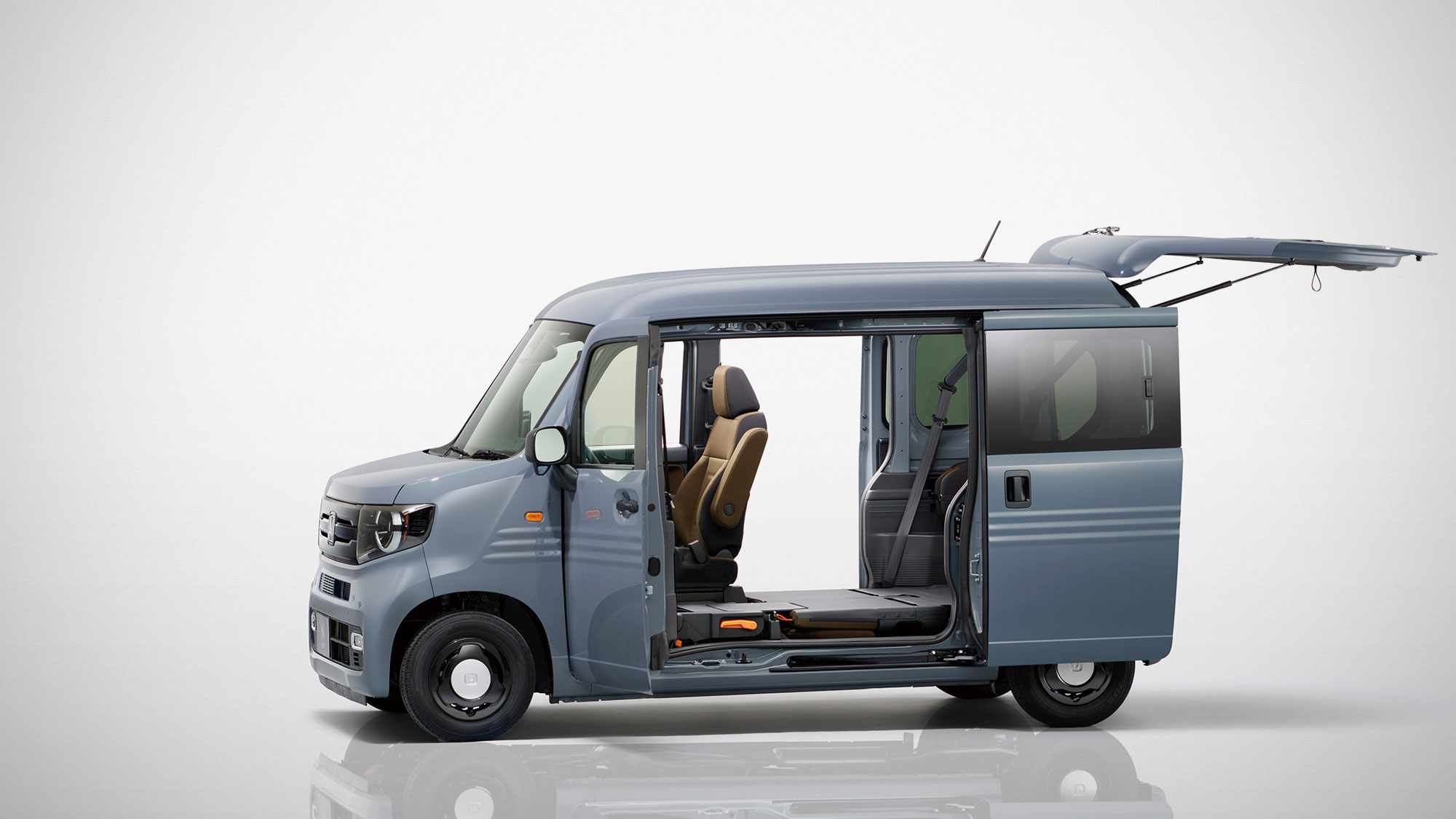 2026 Honda N-VAN kei cargo van with turbo option and refreshed interior display