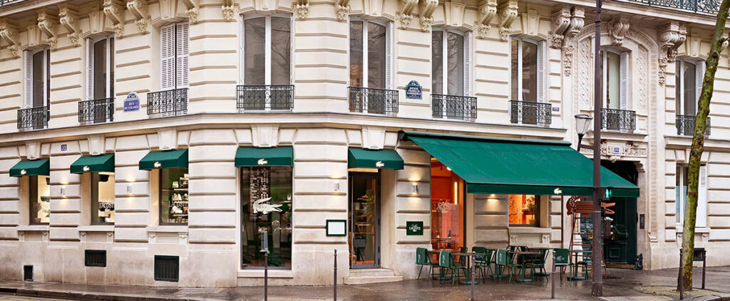 Café Lacoste Opens in Paris, France