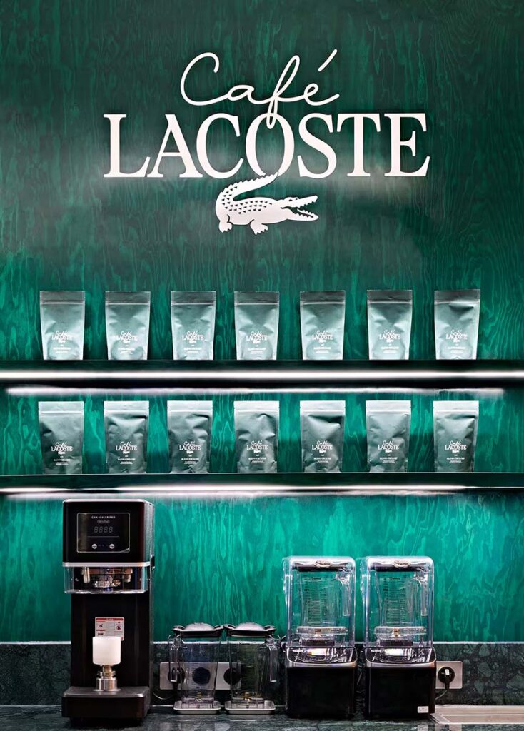 Café Lacoste Opens in Paris, France