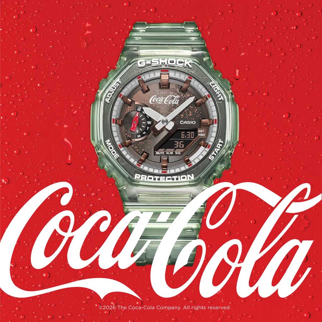 The Latest G-Shock x Coca-Cola Watch Has a Fizzy Dial -