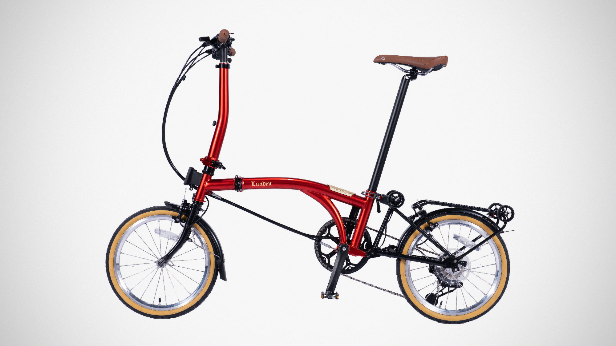DAHON LUNDEN D7 tri-fold folding bicycle with DELTECH frame and adjustable handlebar