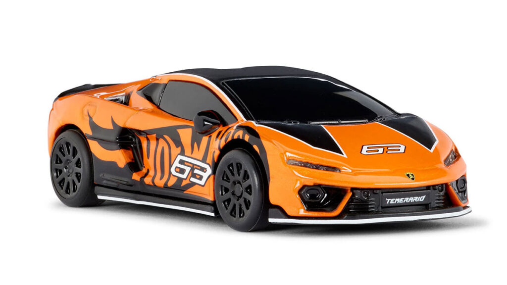 Hot Wheels RC 1:64 Lamborghini Temerario Alleggerita die-cast remote-control car with working lights