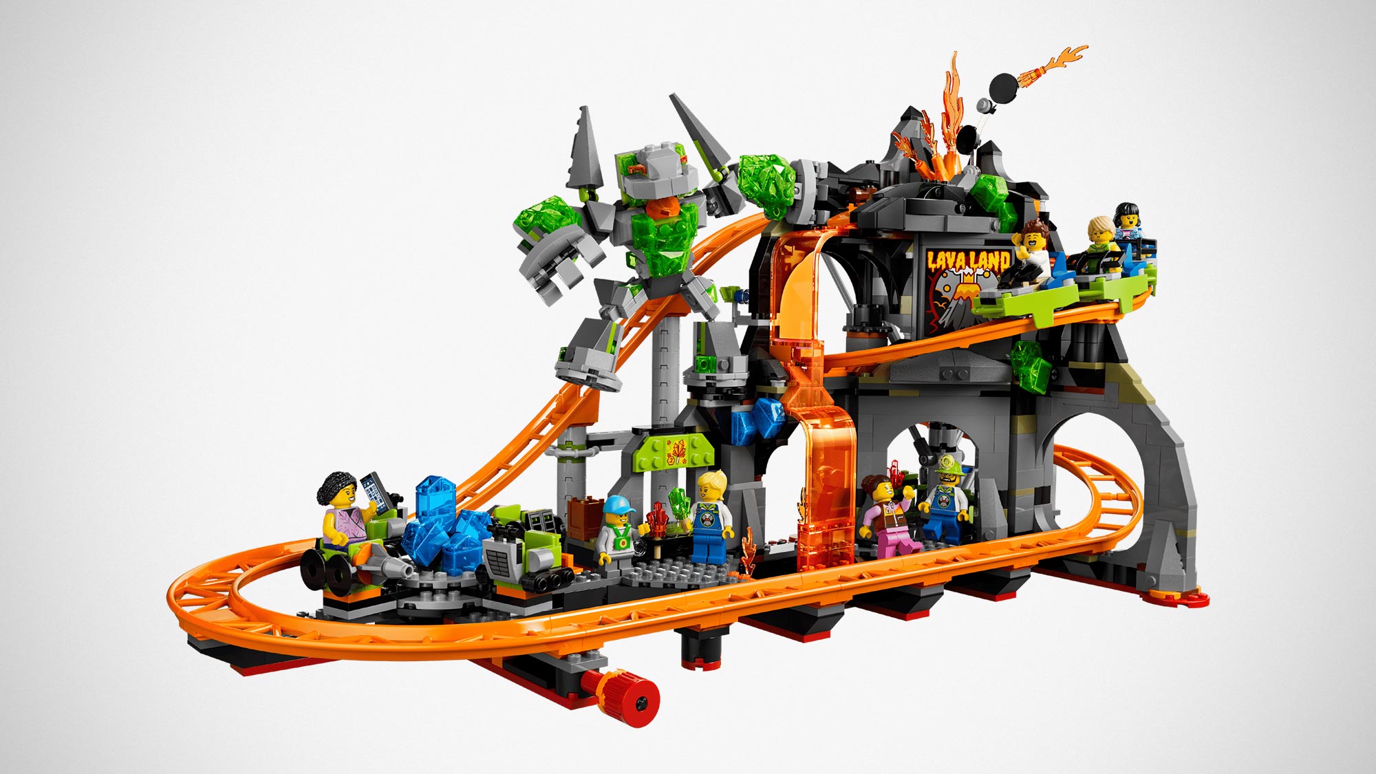 LEGO City Lava Land Roller Coaster Park (60501)