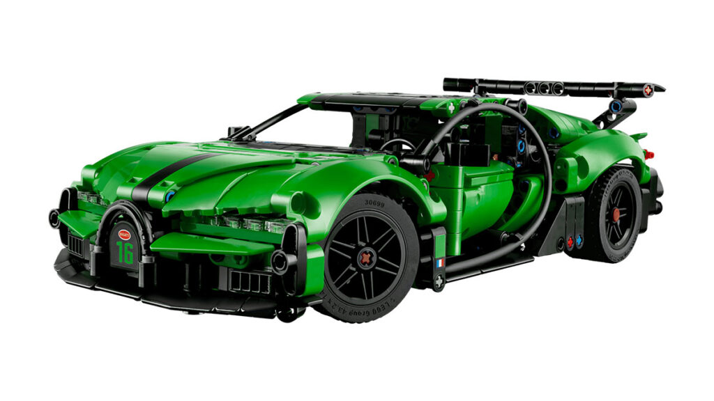 LEGO Technic Green Bugatti Chiron Pur Sport Hypercar (42241)