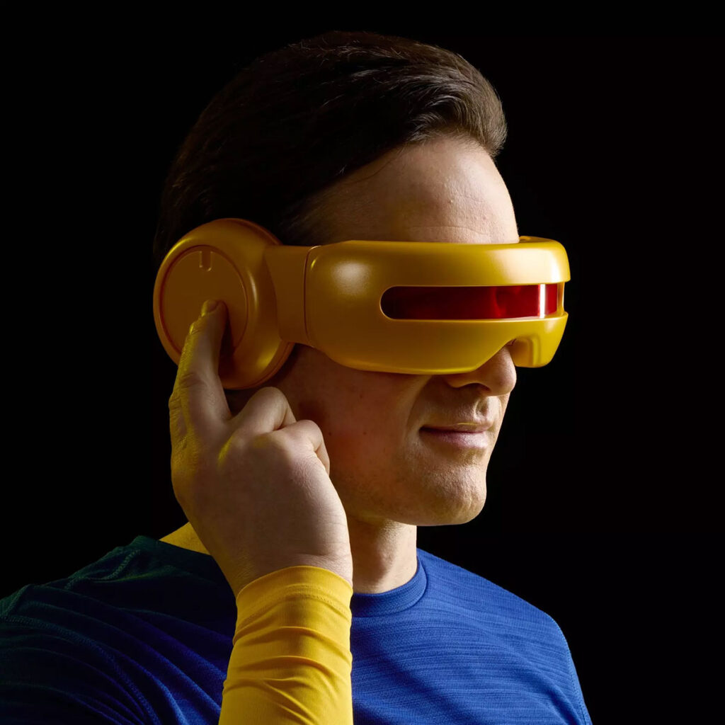 Marvel Legends X-Men ’97 Cyclops Premium Roleplay Visor wearable replica with LED light effects