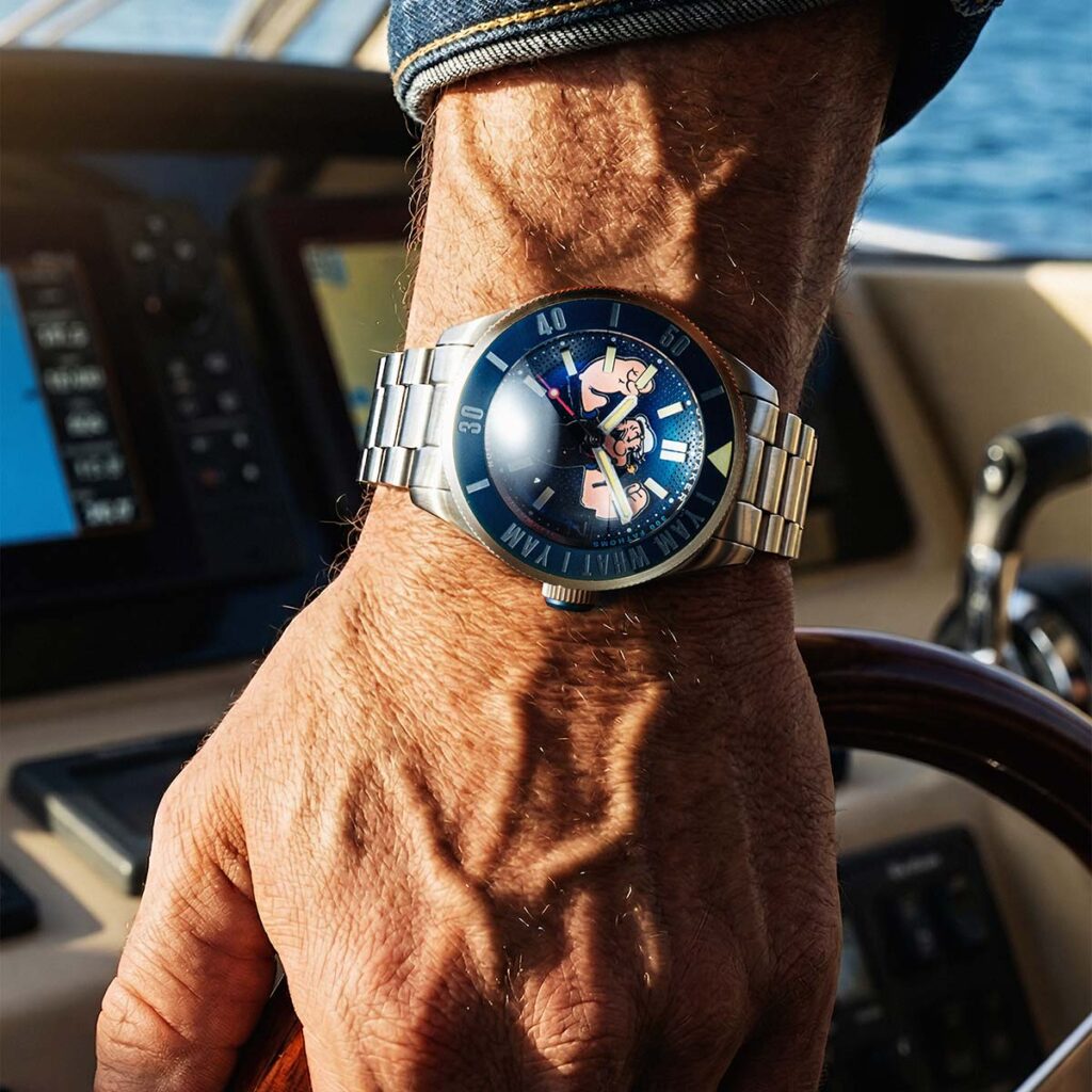 Spinnaker Piccard Automatic Popeye Forearm Fury Limited Edition