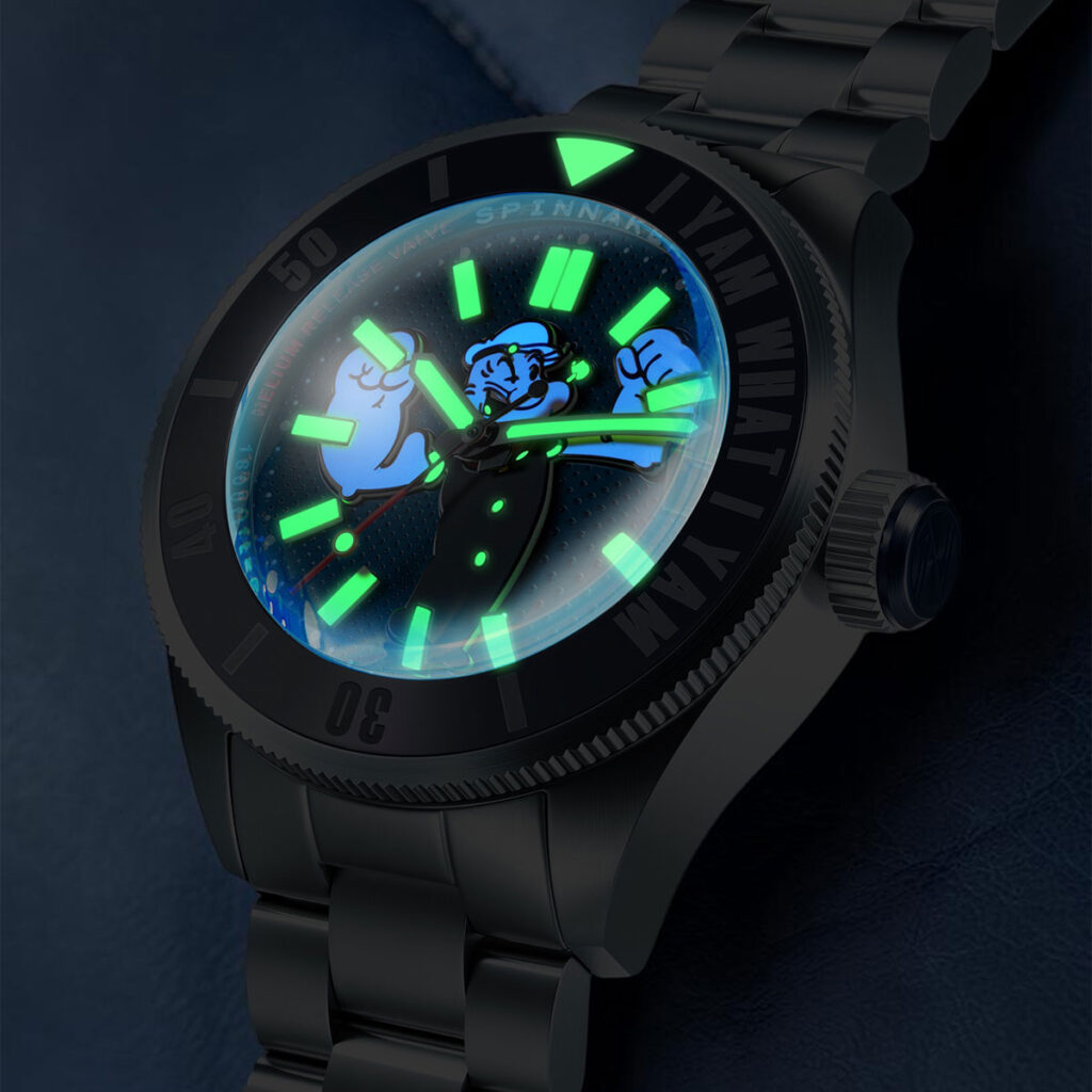 Spinnaker Piccard Automatic Popeye Forearm Fury Limited Edition