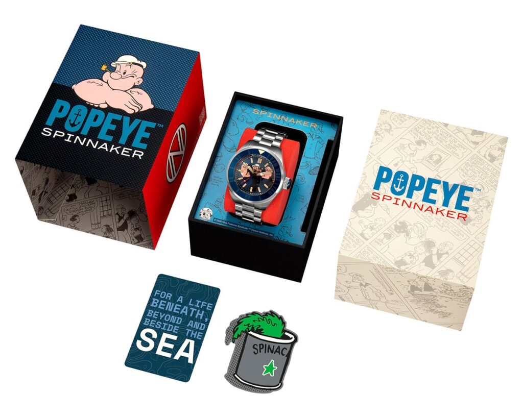 Spinnaker Piccard Automatic Popeye Forearm Fury Limited Edition