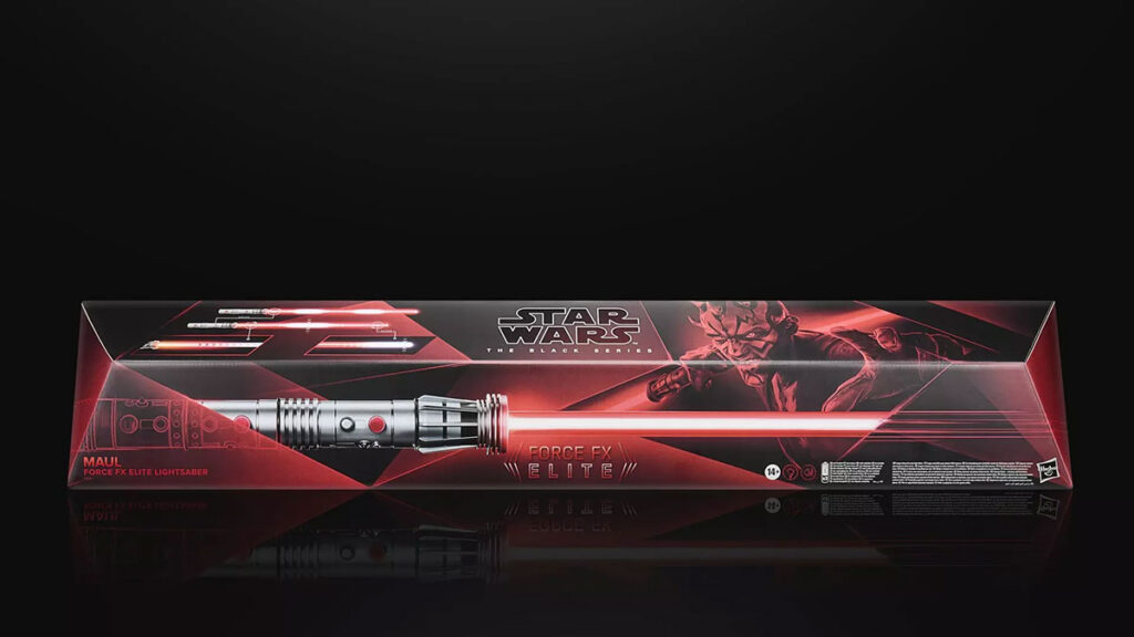 Star Wars The Black Series Force FX Elite Maul Electronic Lightsaber